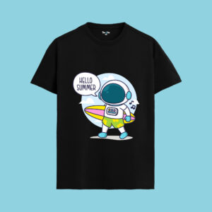 Summer T-Shirt | The Vibe Tribe | Spaceman | Surf