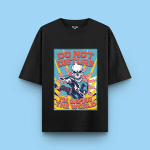 DND Saving The World Oversized-T-Shirt | The Vibe Tribe