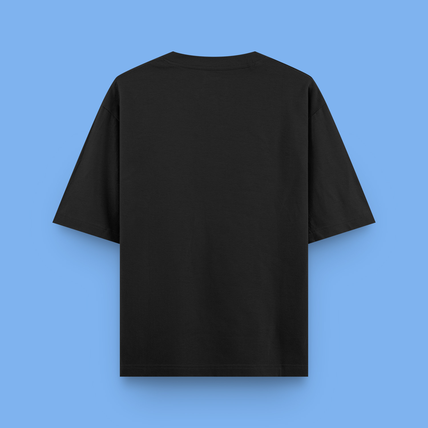 Astro In Space_Oversized-T-Shirt_Black -