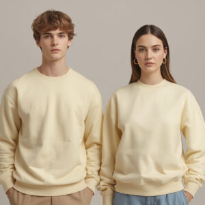 Tribe Basic | Plain Sweatshirt Cream | The Vibe Tribe