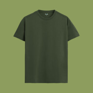 Tribe Basic | Plain T-Shirt Olive Green | The Vibe Tribe