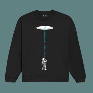 Spaceboy | Sweatshirt Black | The Vibe Tribe