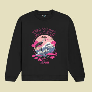 Tokyo | Sweatshirt Black | The Vibe Tribe