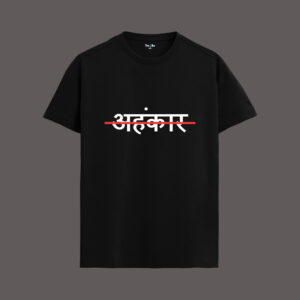 Ahankaar | T-Shirt Black | The Vibe Tribe