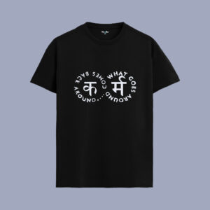 Karma | T-Shirt Black | The Vibe Tribe