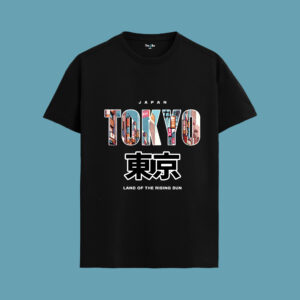Land Of The Rising Sun | T-Shirt Black | The Vibe Tribe