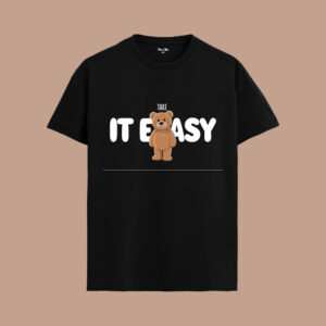 Take It Easy | T-Shirt Black | The Vibe Tribe