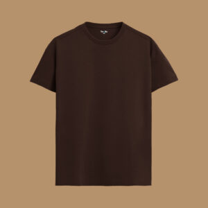 Tribe Basic | Plain T-Shirt Chocolate Brown | The Vibe Tribe